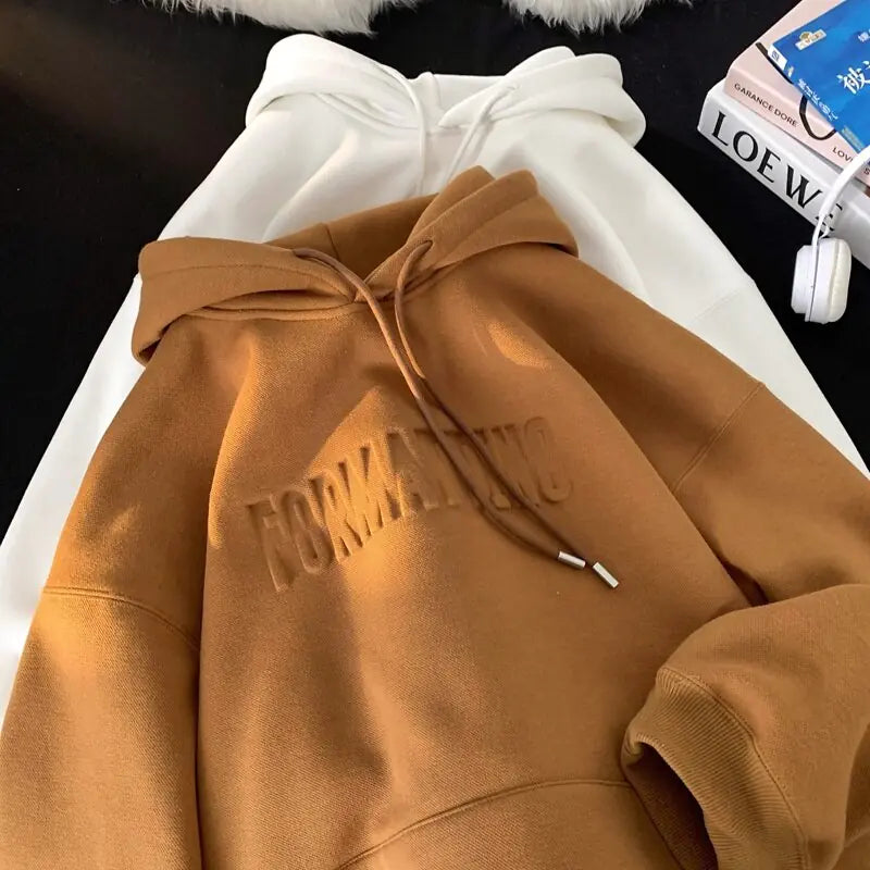 Letter Thicken Hoodies