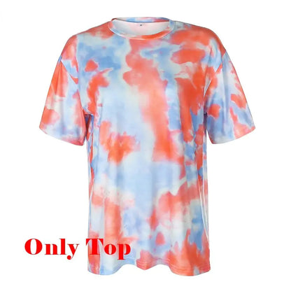 Chic Tie Dye Tracksuit For Summer