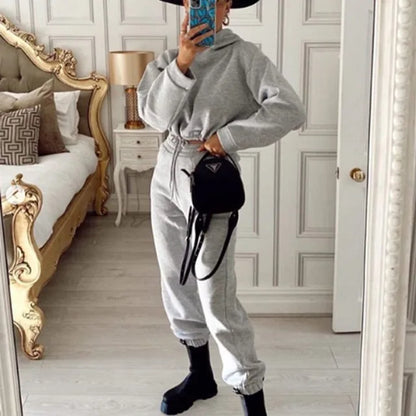 2 Pcs Sets Women Tracksuit