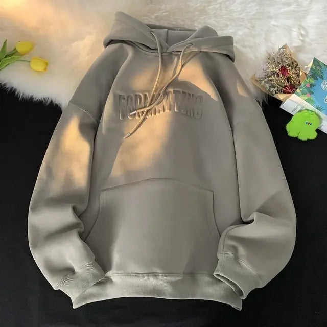 Letter Thicken Hoodies