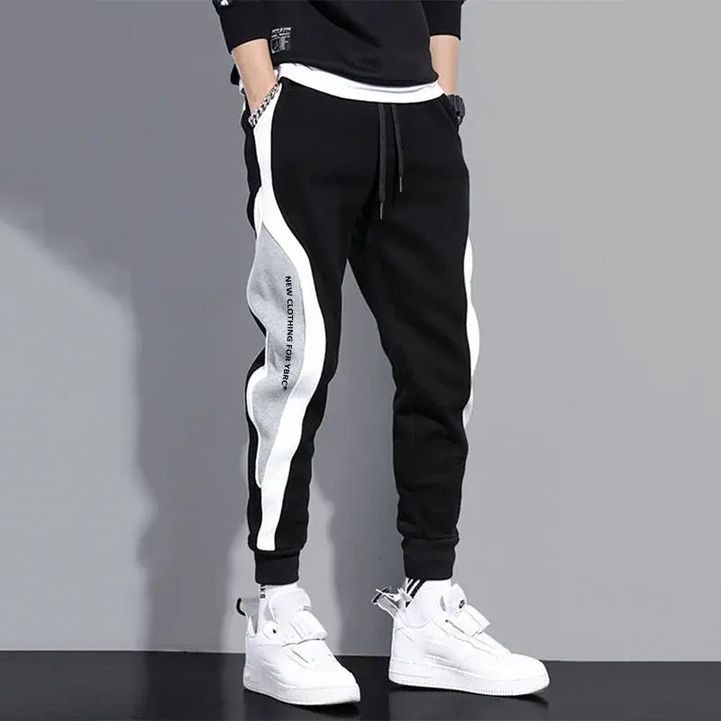 Casual Pants Fitness Tracksuit Men