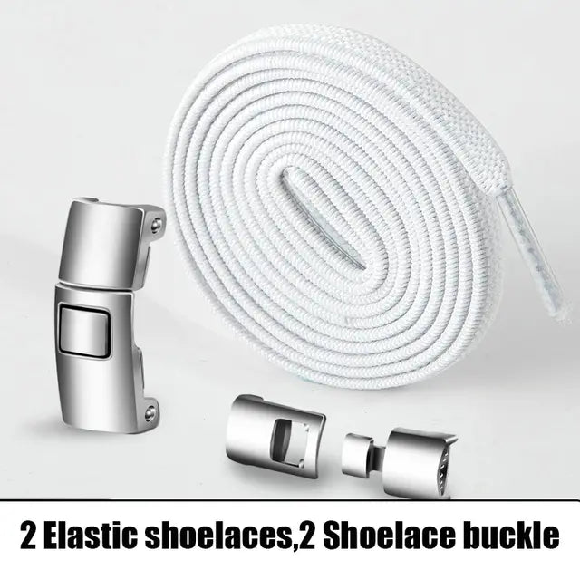 Elastic No-Tie Shoelaces for Kids and Adults