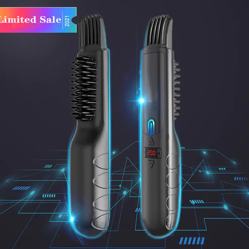 Hair & Beard Straightener Comb