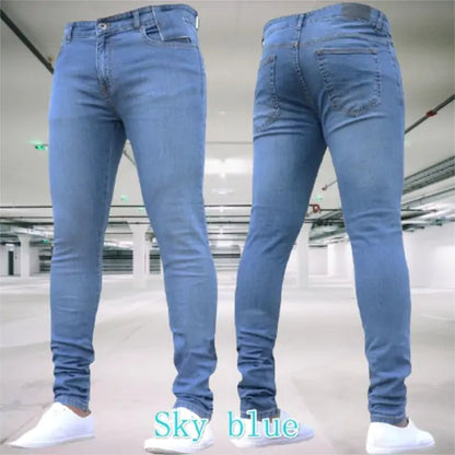 Men's Pants Retro Stretch Jeans