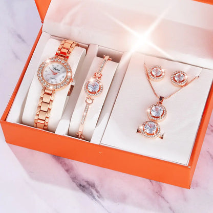 Rose Gold Quartz Wristwatches