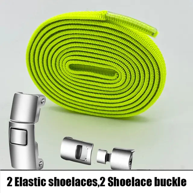 Elastic No-Tie Shoelaces for Kids and Adults