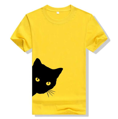 Cat Print Women's T-shirt