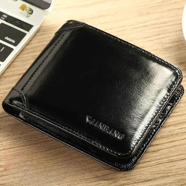 Men's Luxury Tri-Fold Wallet