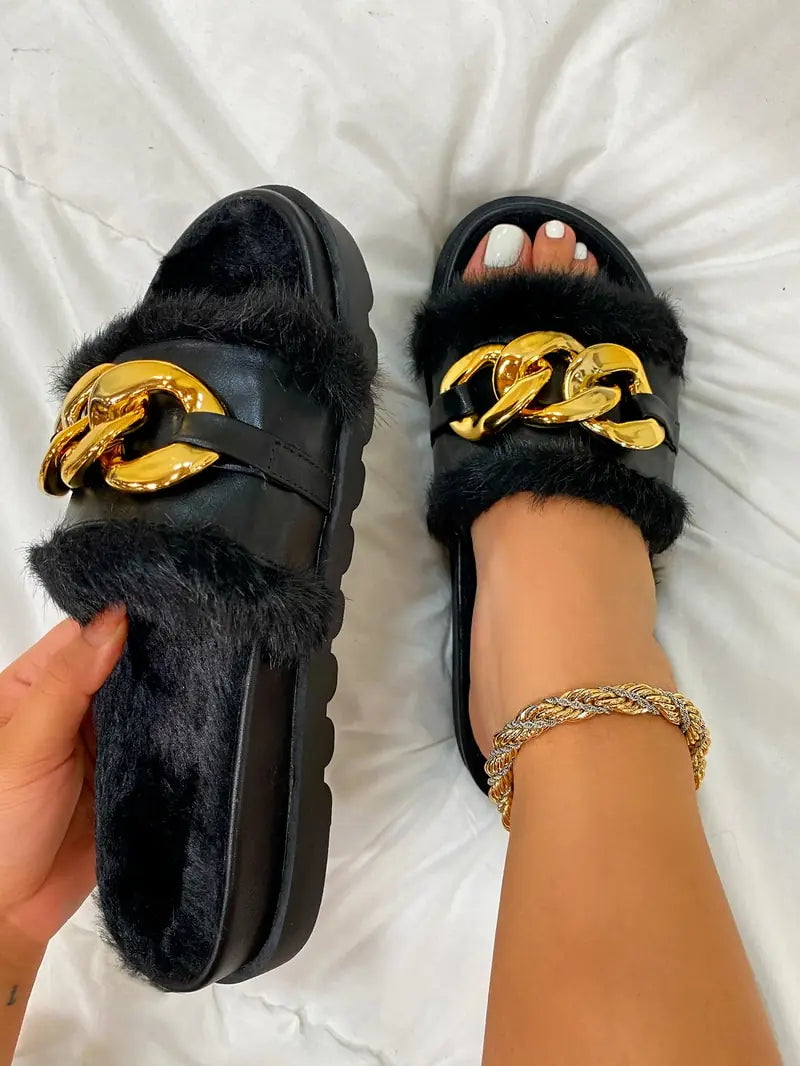 Fashion Winter Plush Slippers