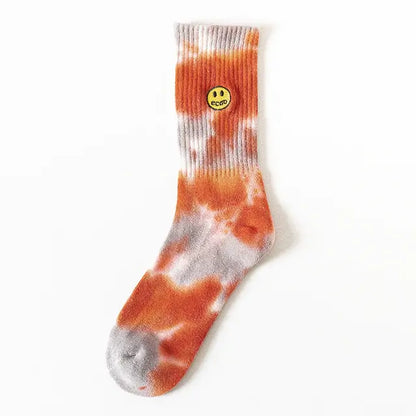 Embroidery Smile Face Socks