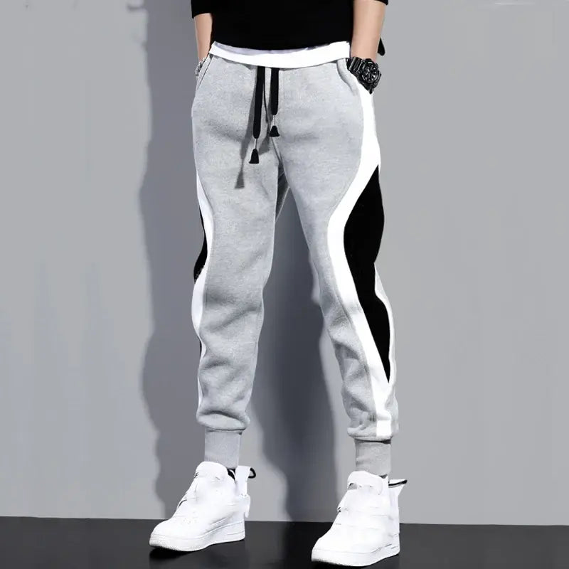 Casual Pants Fitness Tracksuit Men