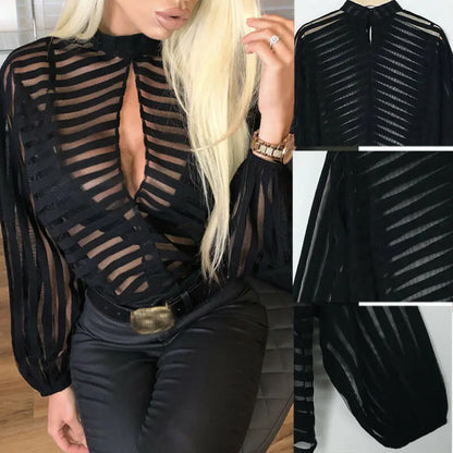 Women's Mesh Net Blouse