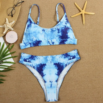 Bikini Swimsuit Set Tie Dye