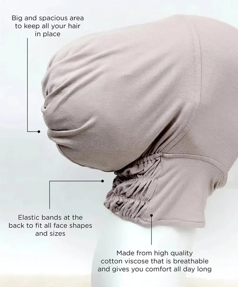 Inner Hijab Caps With Tie