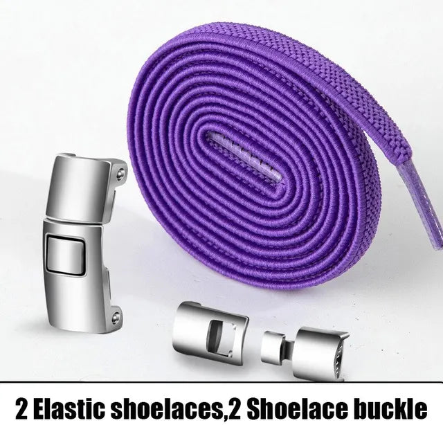 Elastic No-Tie Shoelaces for Kids and Adults