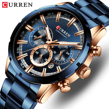 CURREN Quartz Watch Men