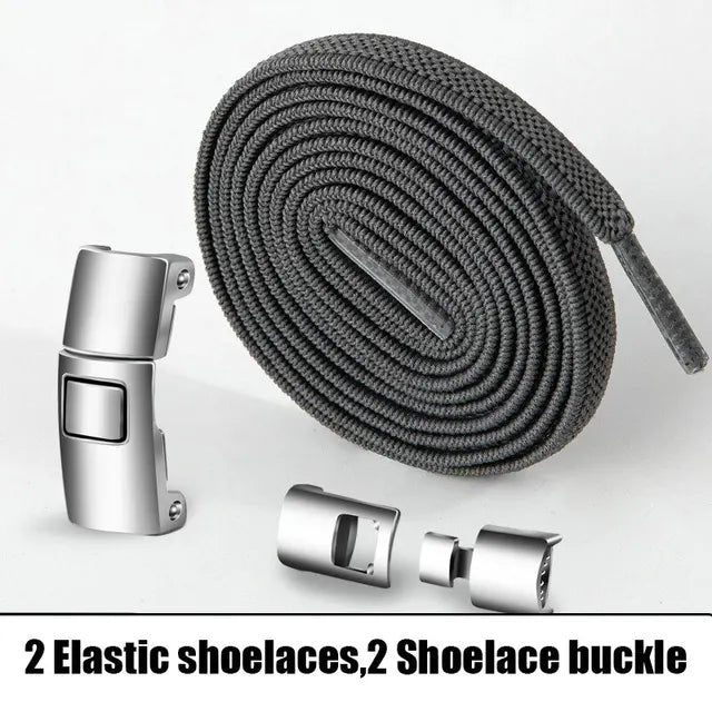 Elastic No-Tie Shoelaces for Kids and Adults