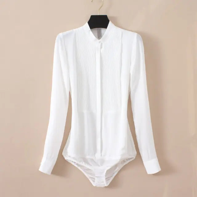 Women's Chiffon Blouse Bodysuit