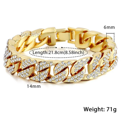 Miami Chain Bracelet Gold