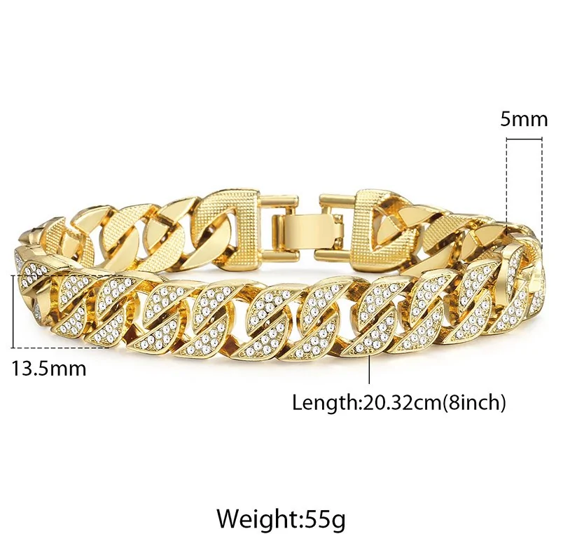 Miami Chain Bracelet Gold