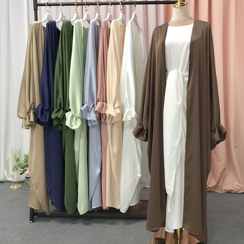 Elegant Satin Abaya