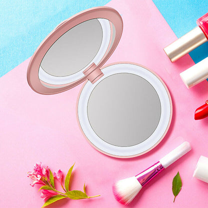 Portable Light-Up Makeup Mirror