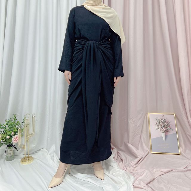 Elegant Satin Abaya